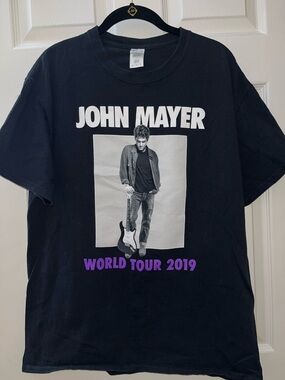 John Mayer Black World Tour 2019 Short Sleeve Tee